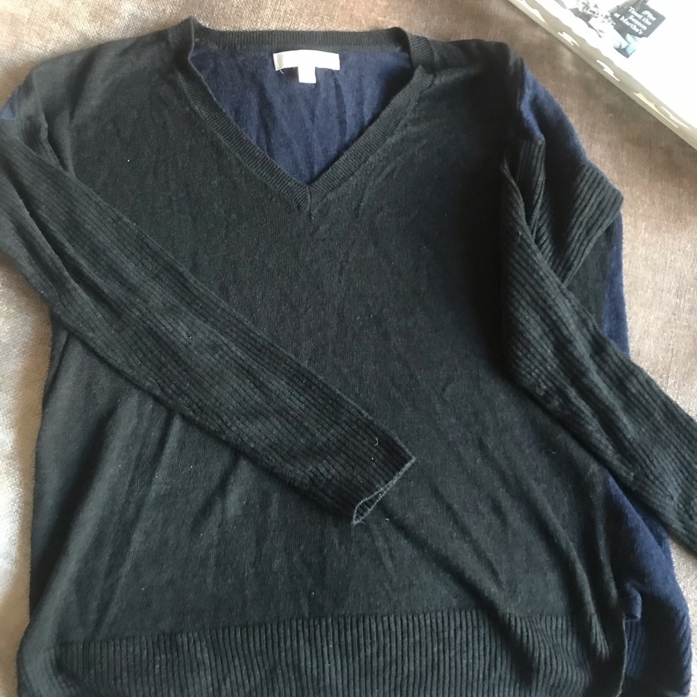 Banana Republic Black & Navy Sweater